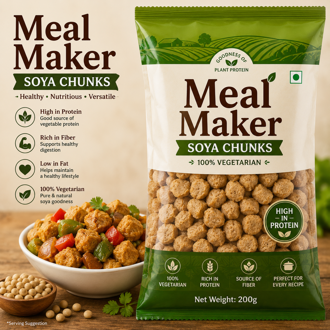 Meal Maker | Soya Chunks