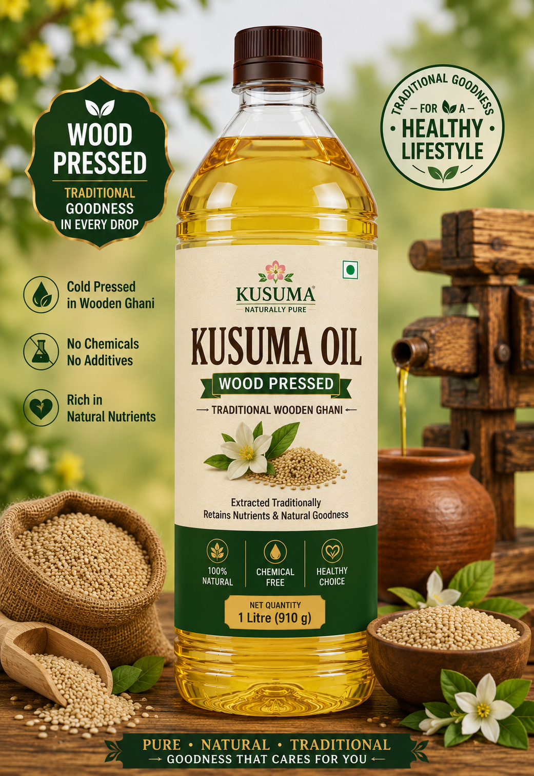 Kusuma Oil - Wood Pressed