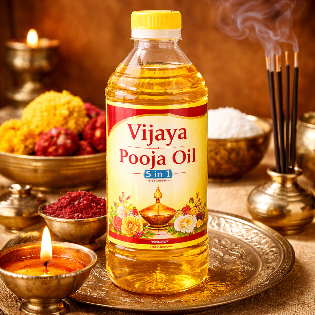 Vijaya Pooja Oil 1/2 Ltr